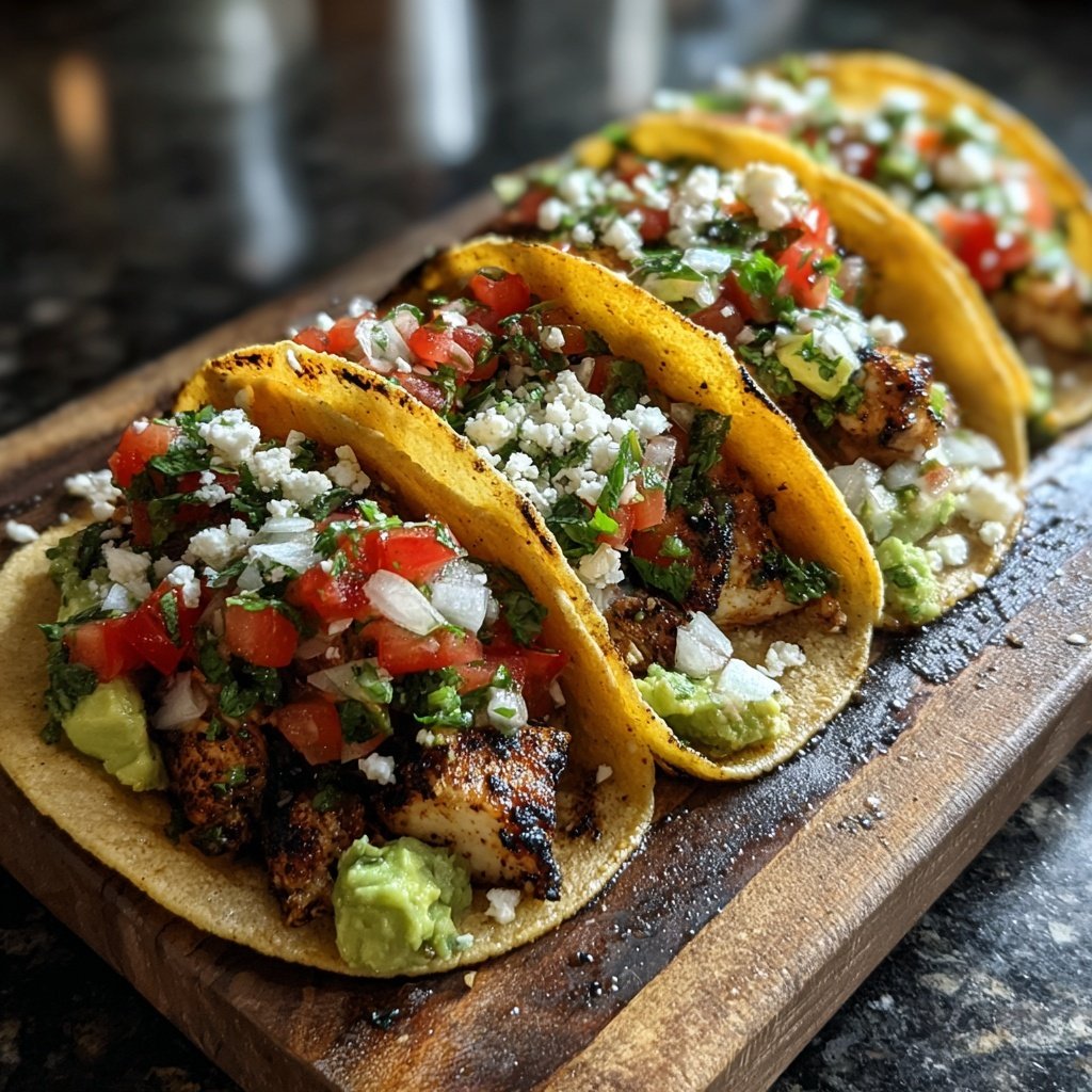 Global Mexican Chicken Tacos