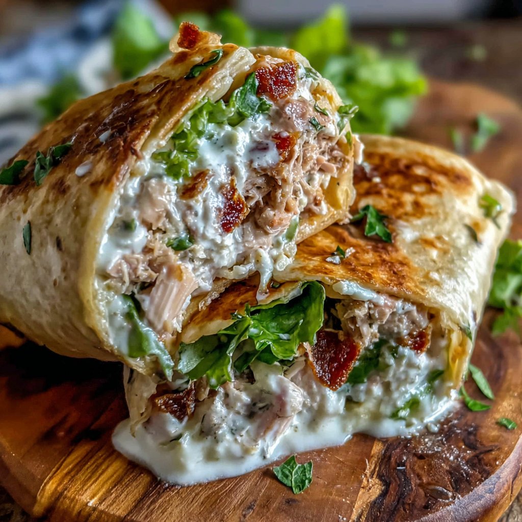 Tuna Melt Protein Wrap