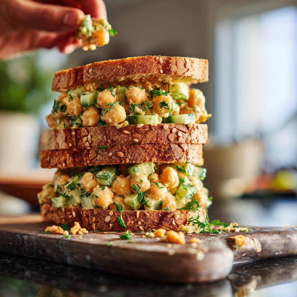 Satisfying Chickpea Salad Sandwich