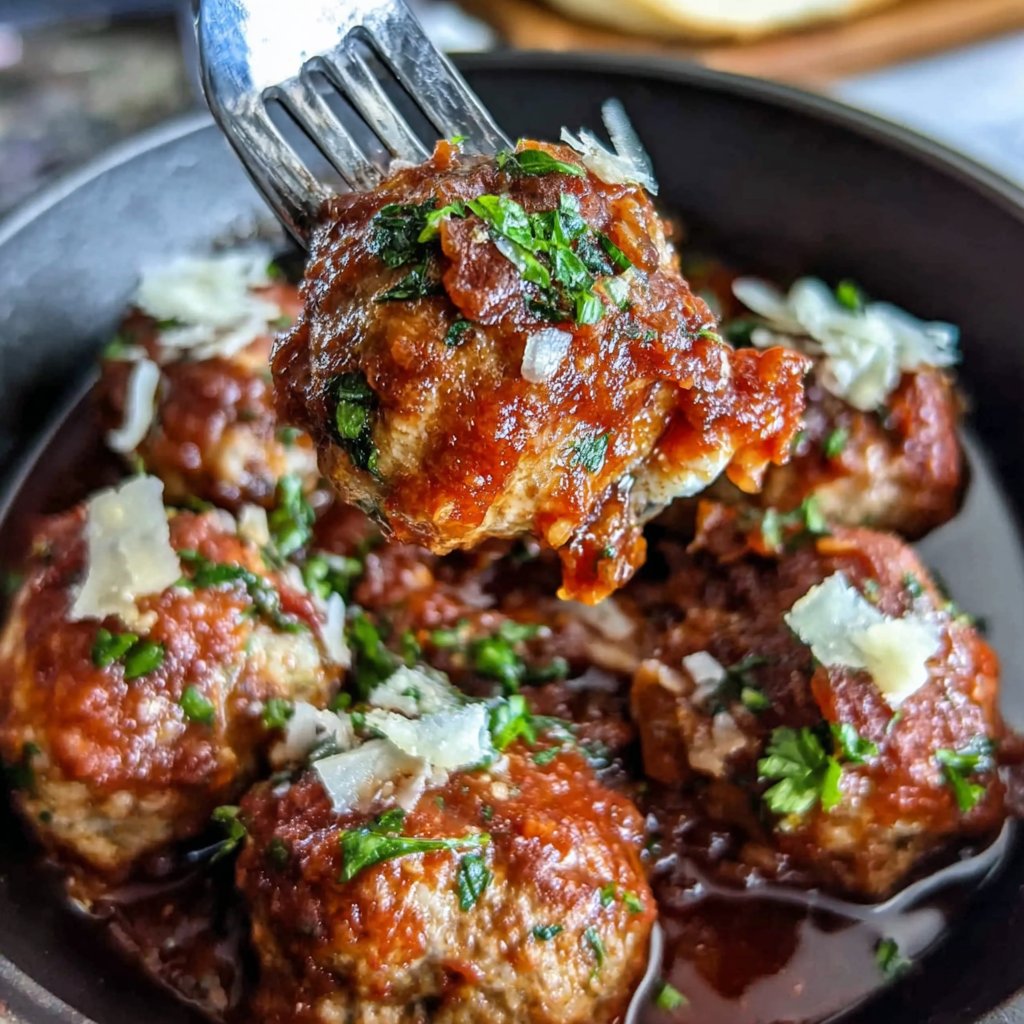 Turkey Meatballs in Marinara Sauce