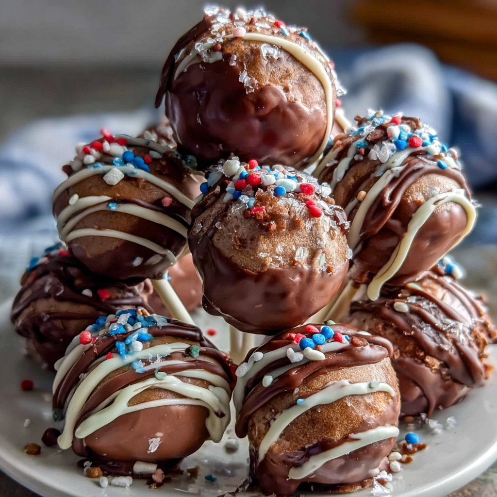 Festive Graduation Cake Pops