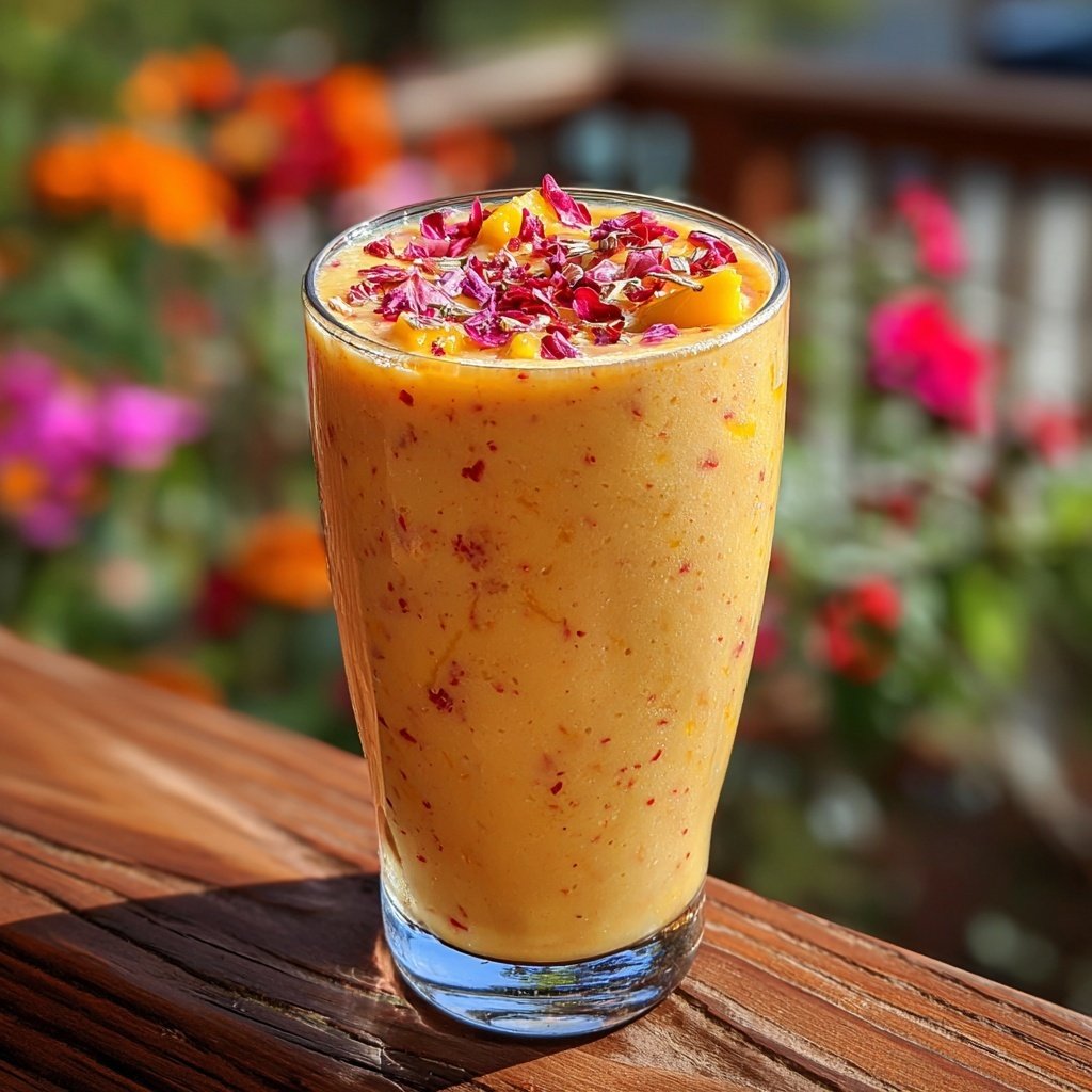 Mango Strawberry Bliss Smoothie