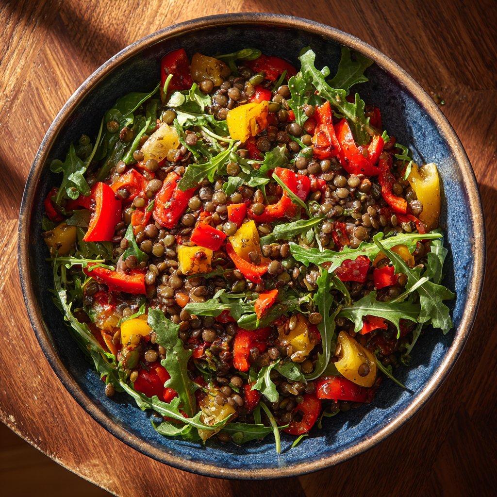 Satisfying Lentil and Veggie Bowl