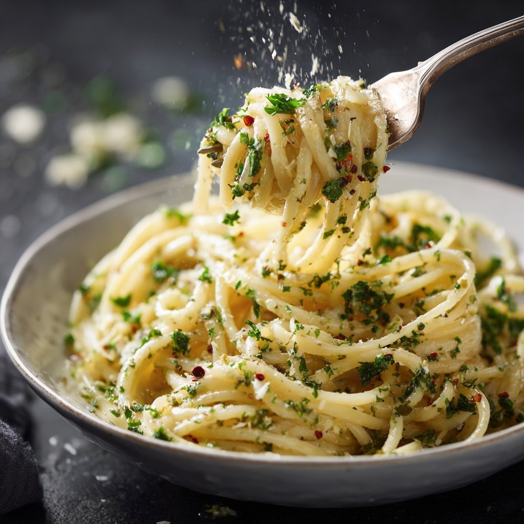 Quick Garlic Butter Pasta